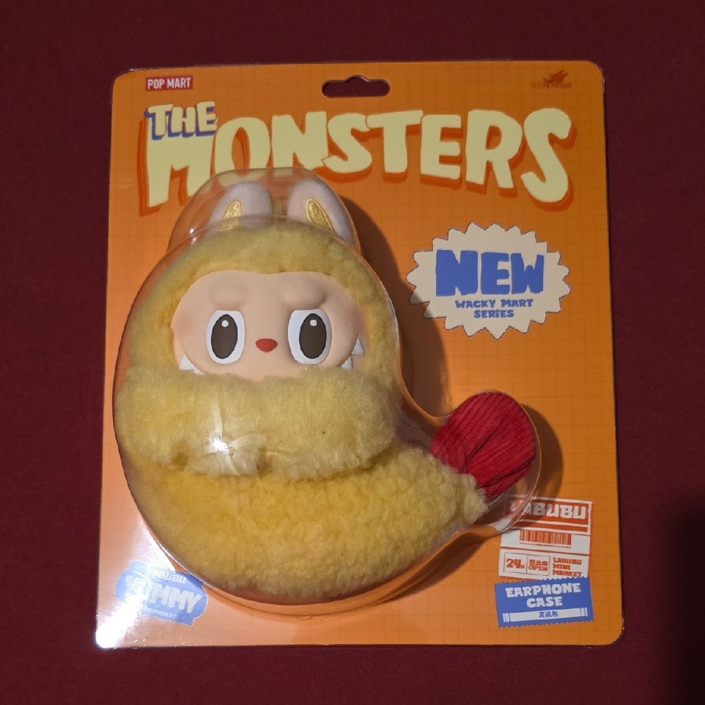 Pop Mart The Monsters Yellow and Red Plush Toy